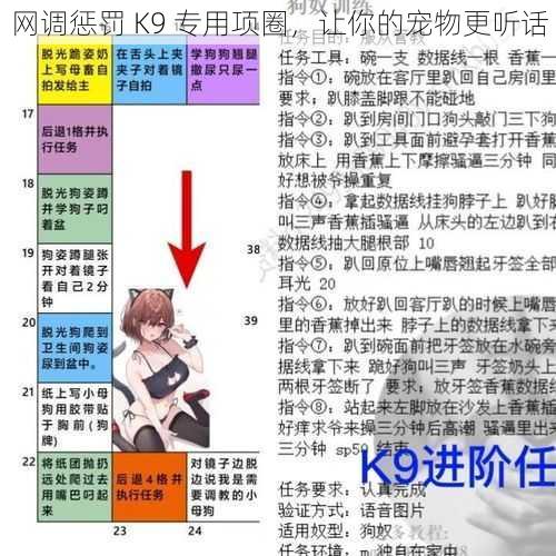 网调惩罚 K9 专用项圈，让你的宠物更听话