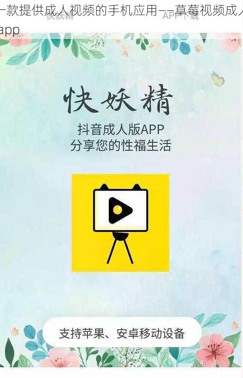 一款提供成人视频的手机应用——草莓视频成人 app